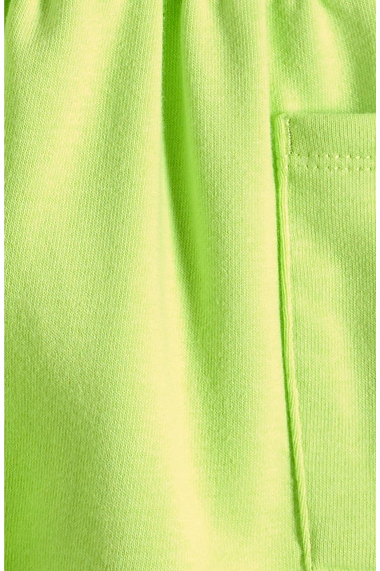 Kids' Swing Cotton Blend Shorts, Alternate, color, LIME TIME