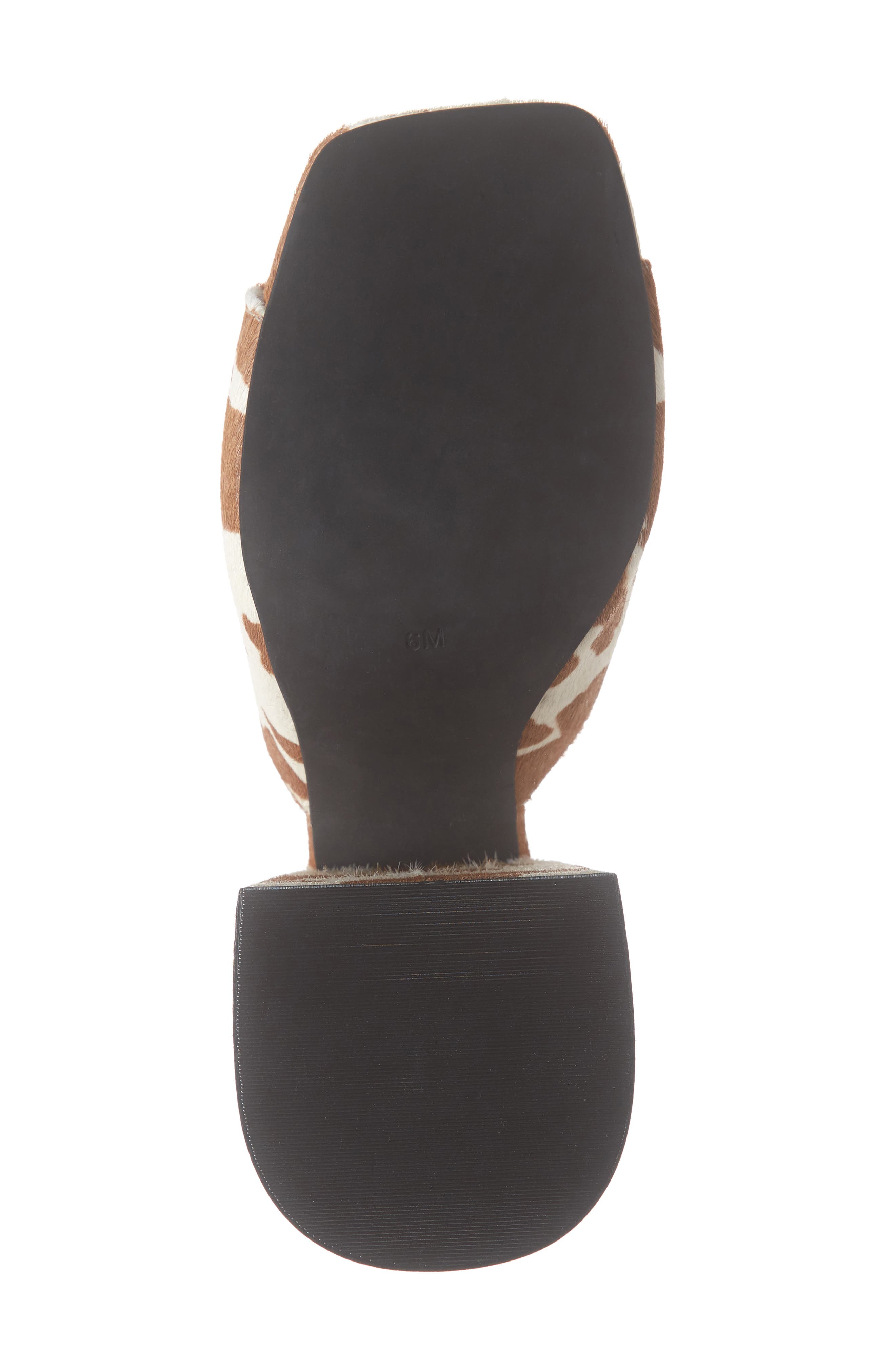 Jeffrey Campbell Colossal Big Heel Genuine Calf Hair Mule, Alternate, color, 