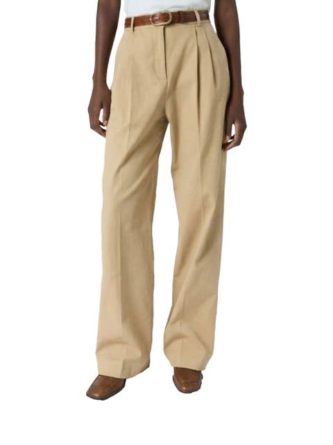 Azra High Rise Pleated Trousers