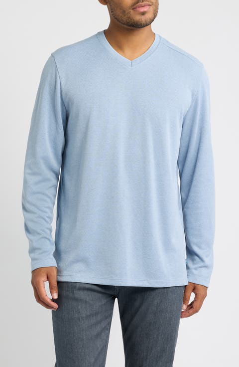 Keyport Diamond Long Sleeve V-Neck IslandZone® T-Shirt