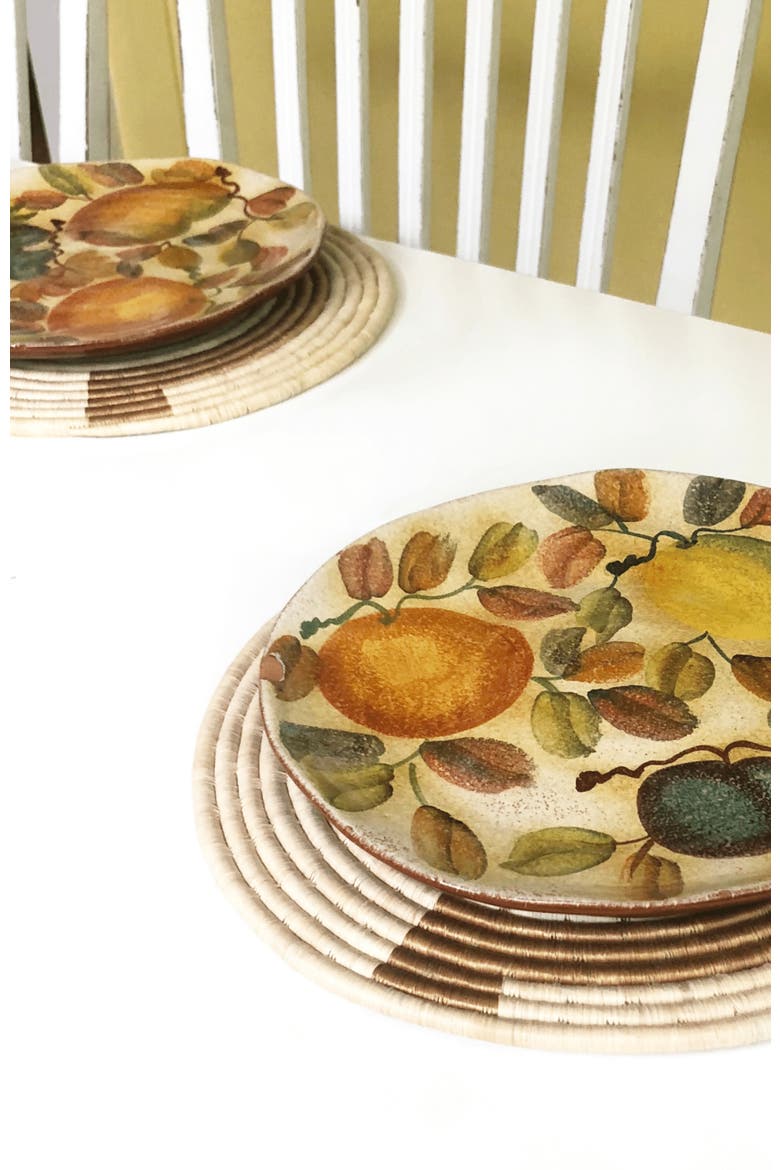Gold Geo Placemat, Alternate, color, Gold and Natural