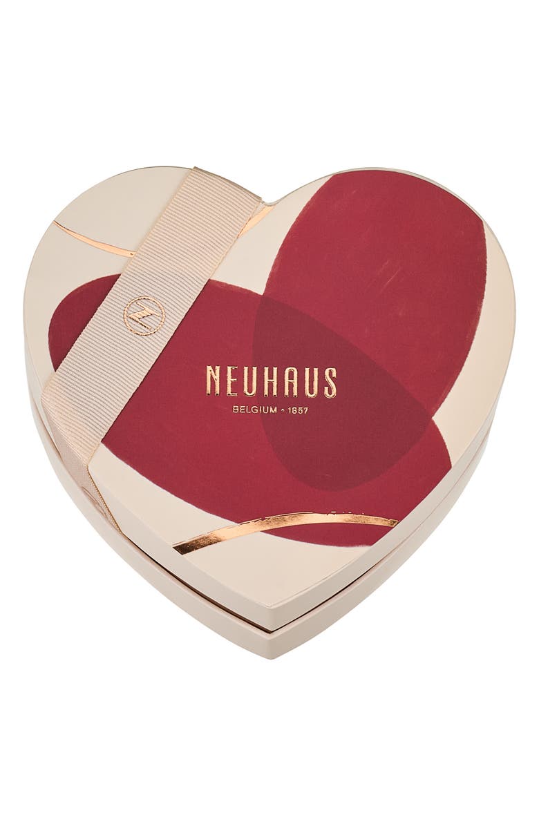NEUHAUS Valentine Small Assorted Chocolate Heart Box, Alternate, color, Red