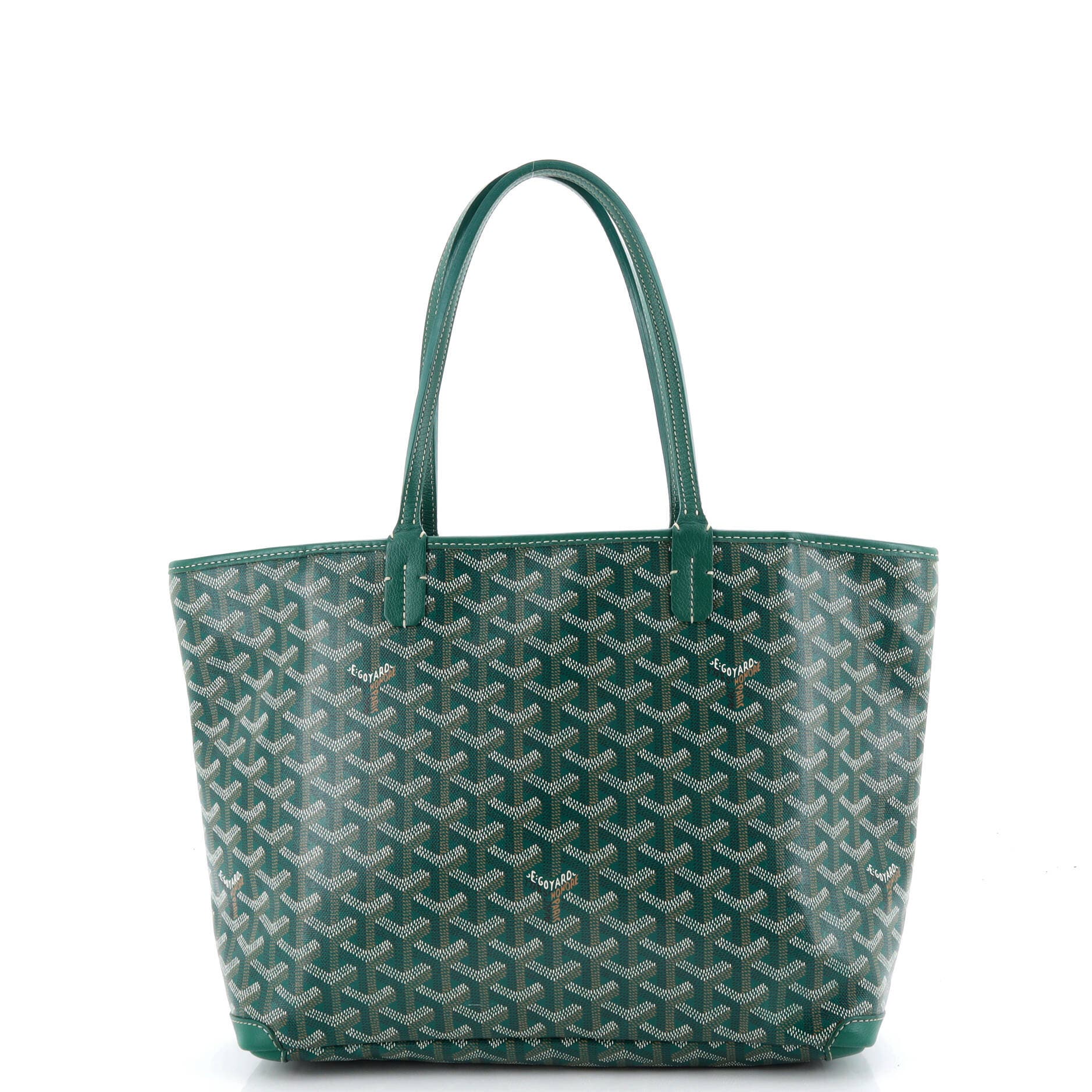 Pre-Owned Goyard Artois Tote Coated Canvas PM, Alternate, color, Green