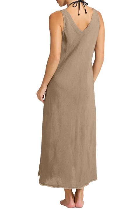 St. Lucia Cover-Up Midi Dress