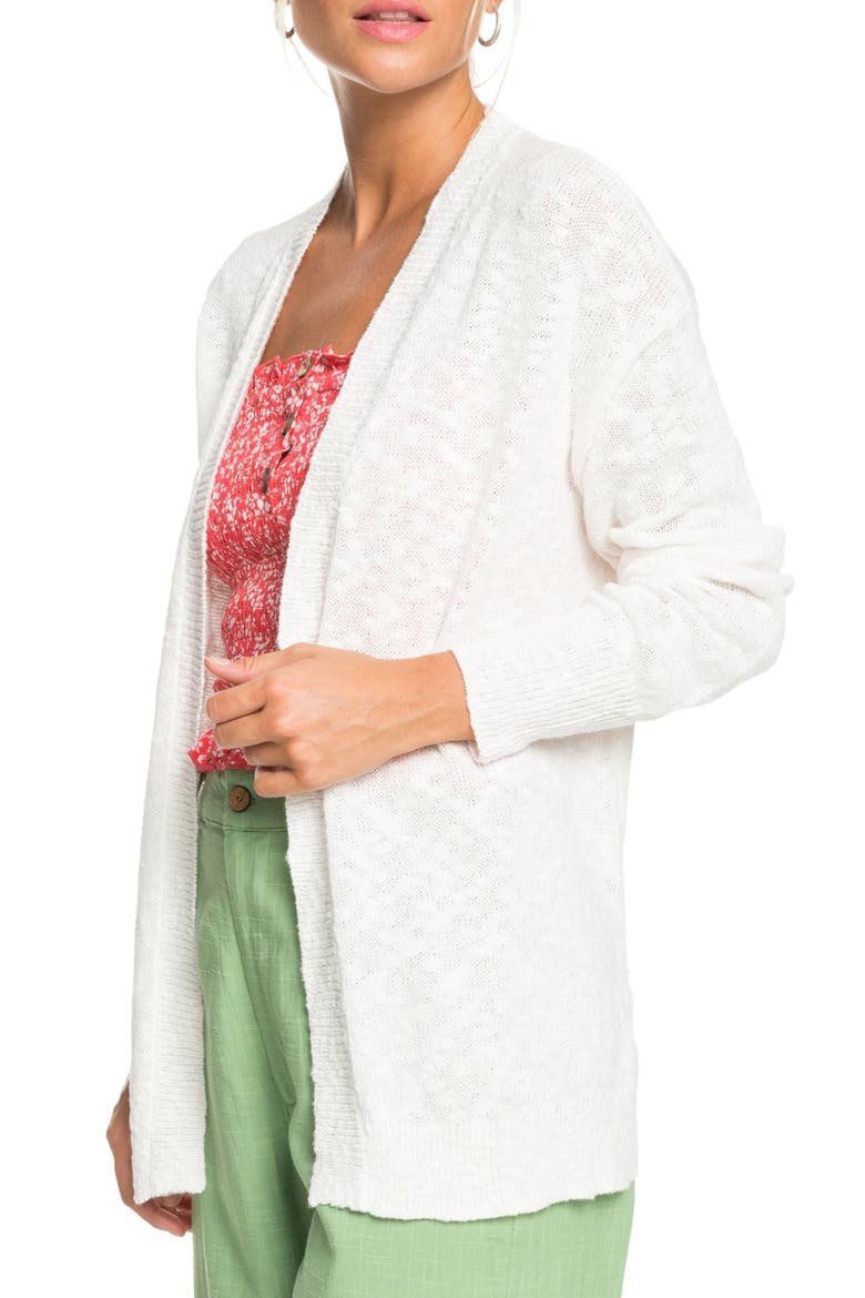 Valley Tones Cardigan, Main, color, SNOW WHITE