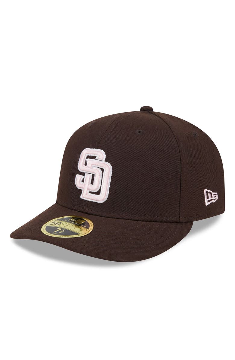 New Era Men's New Era Brown San Diego Padres 2024 Mother's Day Low Profile 59FIFTY Fitted Hat, Main, color,