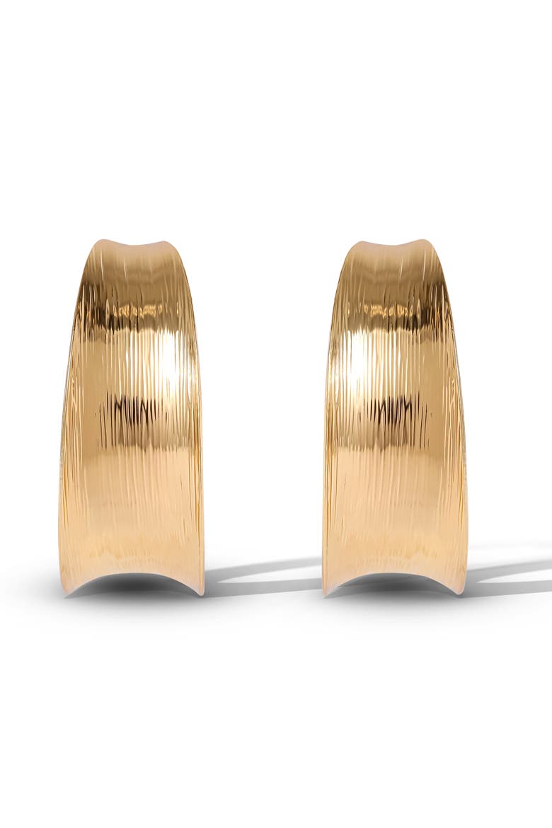 Sculptural Statement Earrings, Alternate, color, Gold