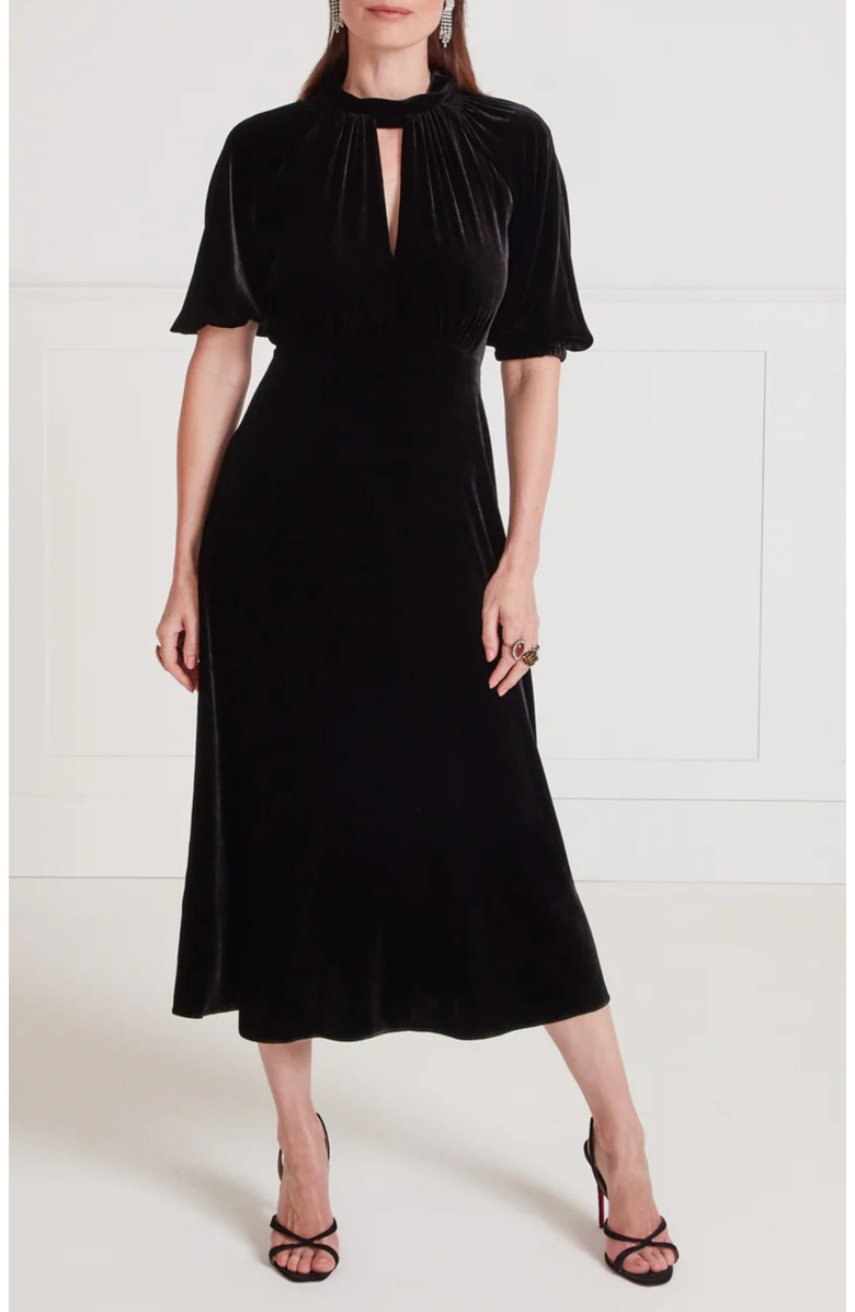 Temperley London Eliana Dress, Main, color, Black