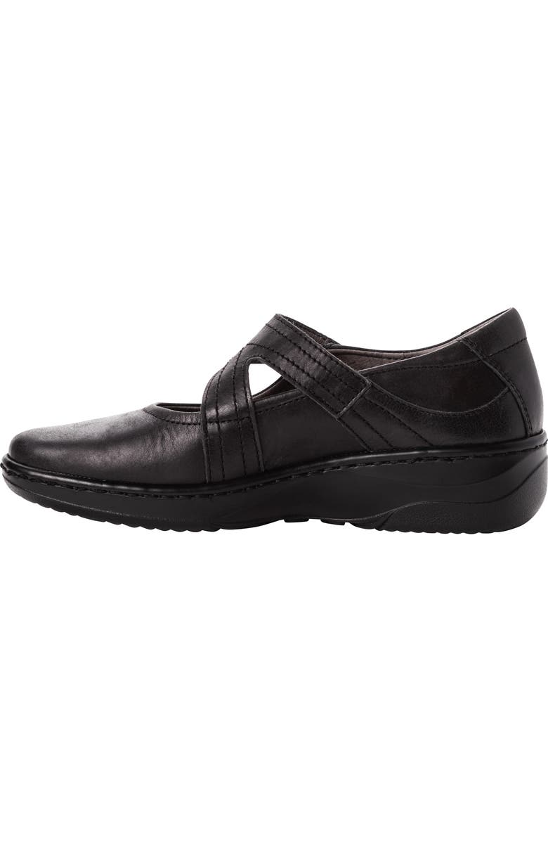 Propét Golda Flat, Alternate, color, Black Leather