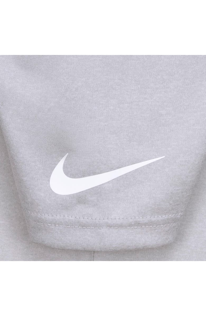 3 Brand Kids' Wordmark Graphic T-Shirt & Shorts Set, Alternate, color, Light Gray Heather