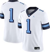 Jordan Brand Men's Jordan Brand #1 White North Carolina Tar Heels Alternate Game Jersey
