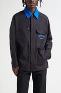 Givenchy Paris Embroidered Cotton Button-Up Overshirt