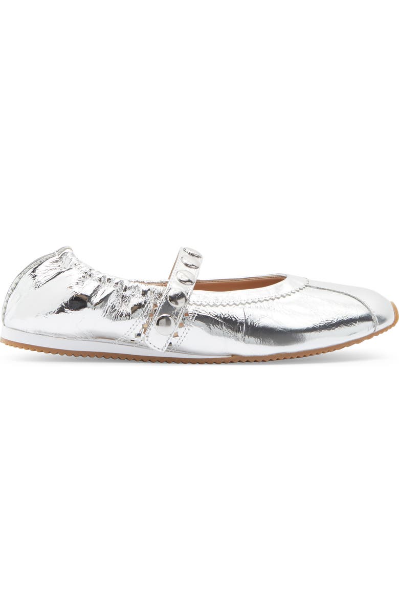 Steve Madden Anaya Mary Jane Flat, Alternate, color, Silver Leather