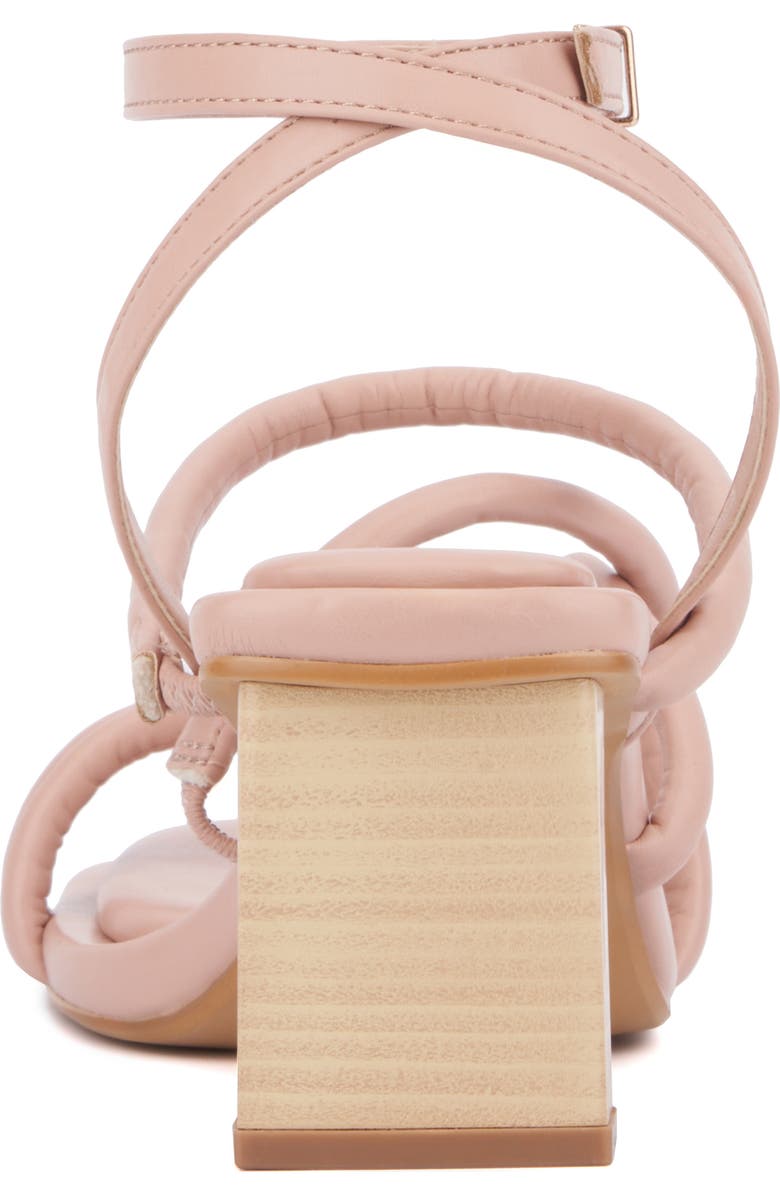 Fashion to Figure Ohara Strappy Block Heel Sandal - Wide Width, Alternate, color, Light Pink