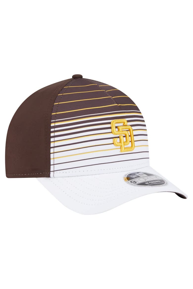 Men's New Era  Brown San Diego Padres Gradient 9FORTY M-Crown Adjustable Hat, Alternate, color, Brown