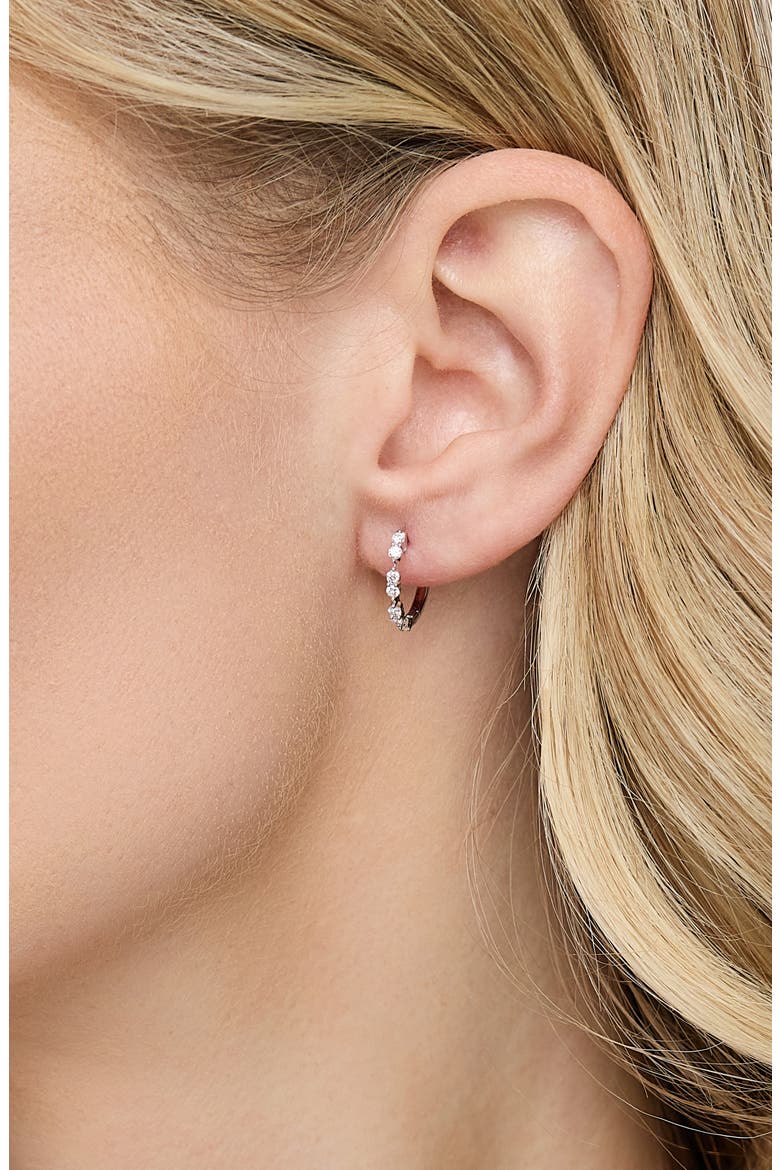 Audrey Diamond Hoop Earrings, Alternate, color, 18K WHITE GOLD/ DIAMOND