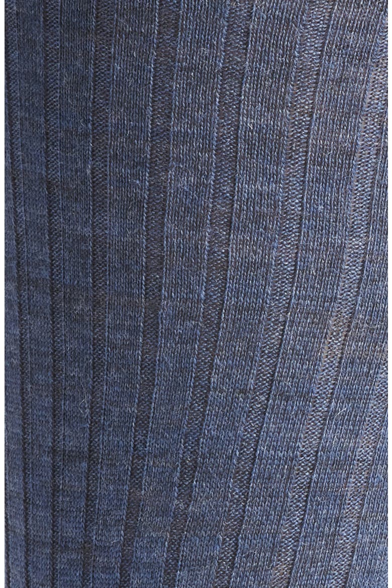 Ribbed Wool Blend Socks, Alternate, color, BLUE