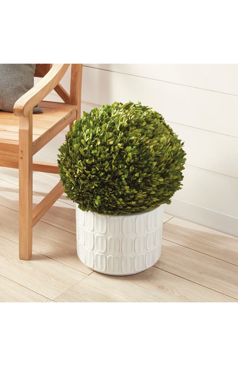 Napa Home & Garden Boxwood Ball Faux (Fake) 16", Alternate, color, Green