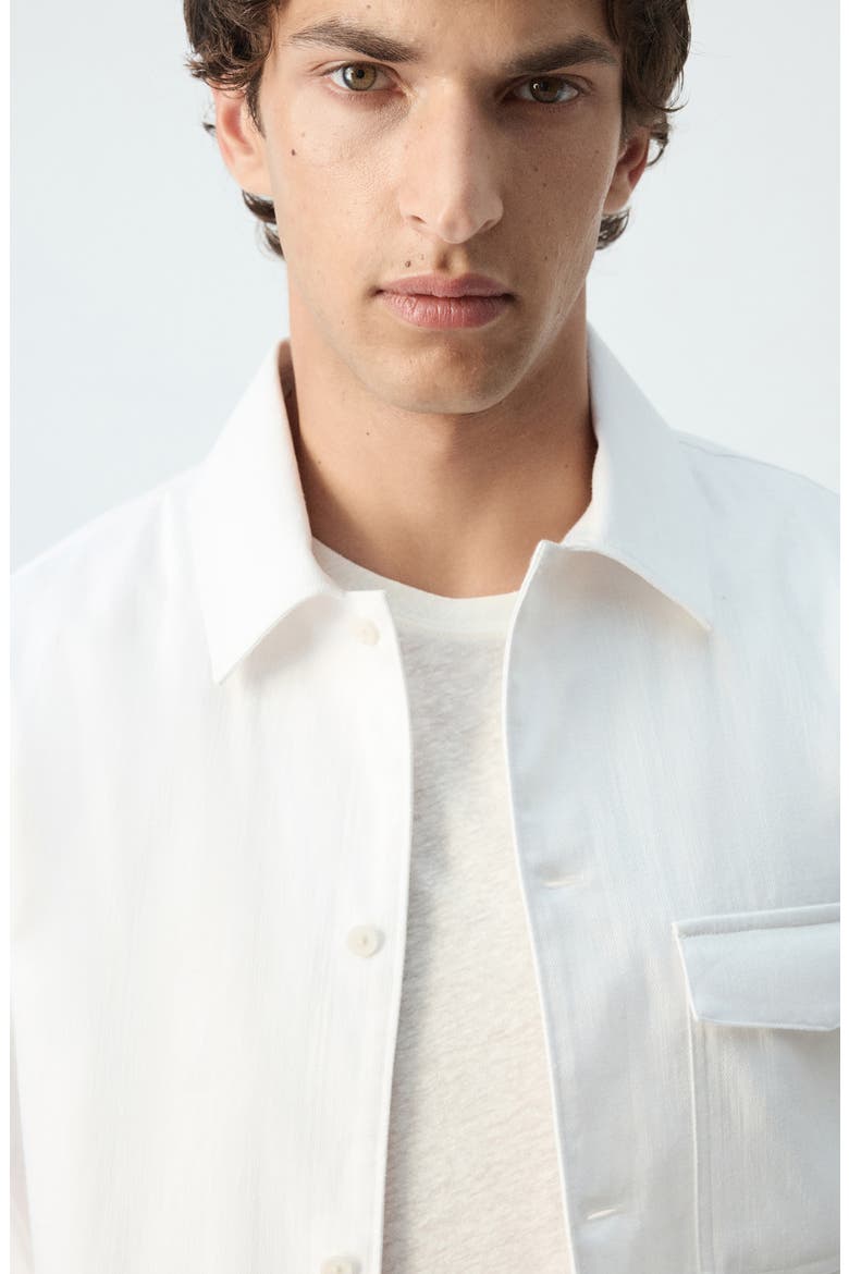 Regular Fit Button-Up Shirt, Alternate, color, WHITE