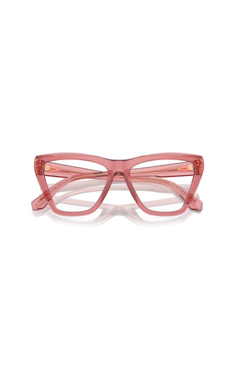 Michael Kors 54mm Cat Eye optical glasses, Alternate, color, Pink