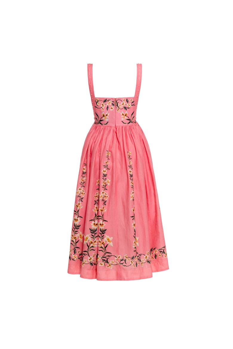 Mielero Promesa Midi Dress, Alternate, color, Multicolor