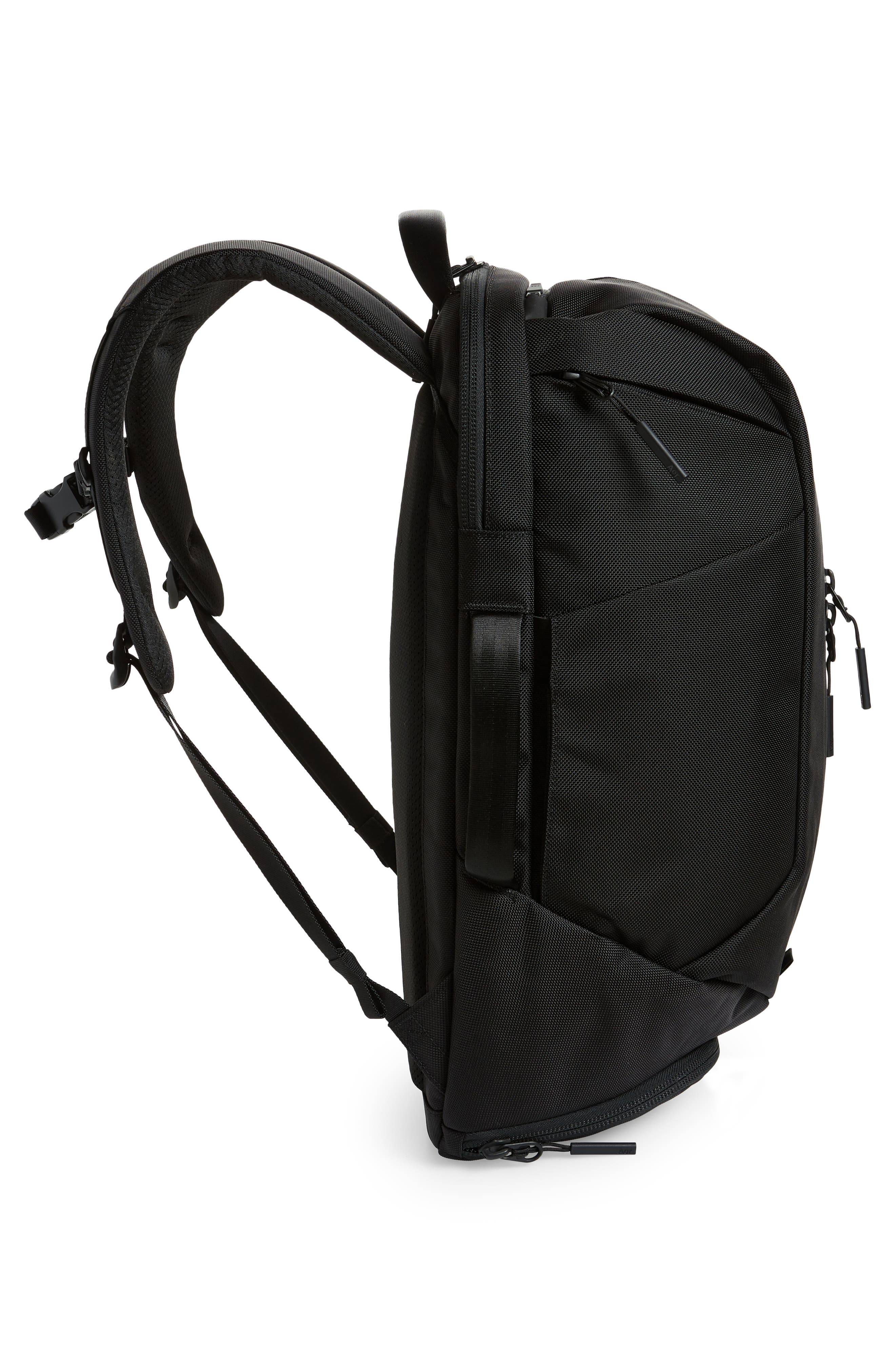 Aer Water Resistant Nylon Duffle Backpack, Alternate, color, Black
