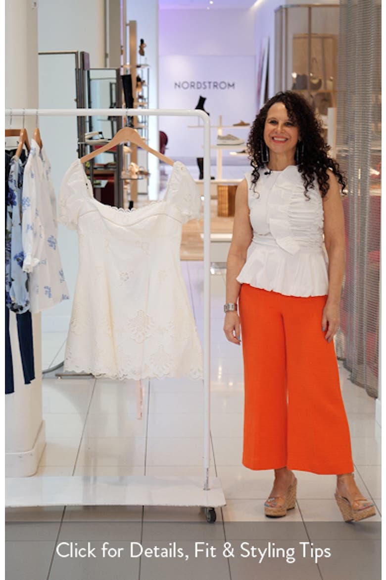 Lavina Cotton Broderie A-Line Dress video