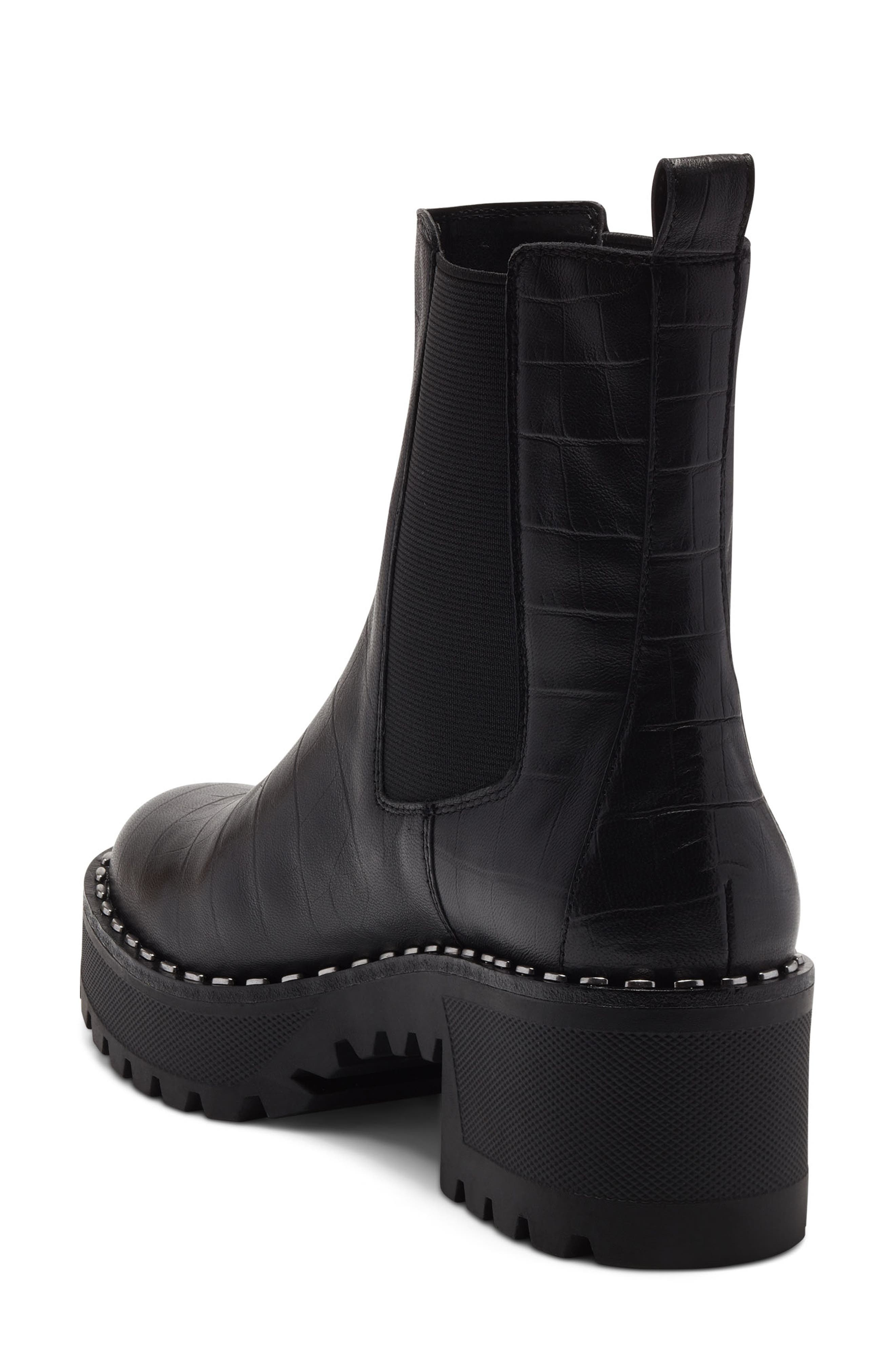 Madisha Chelsea Boot, Alternate, color, BLACK