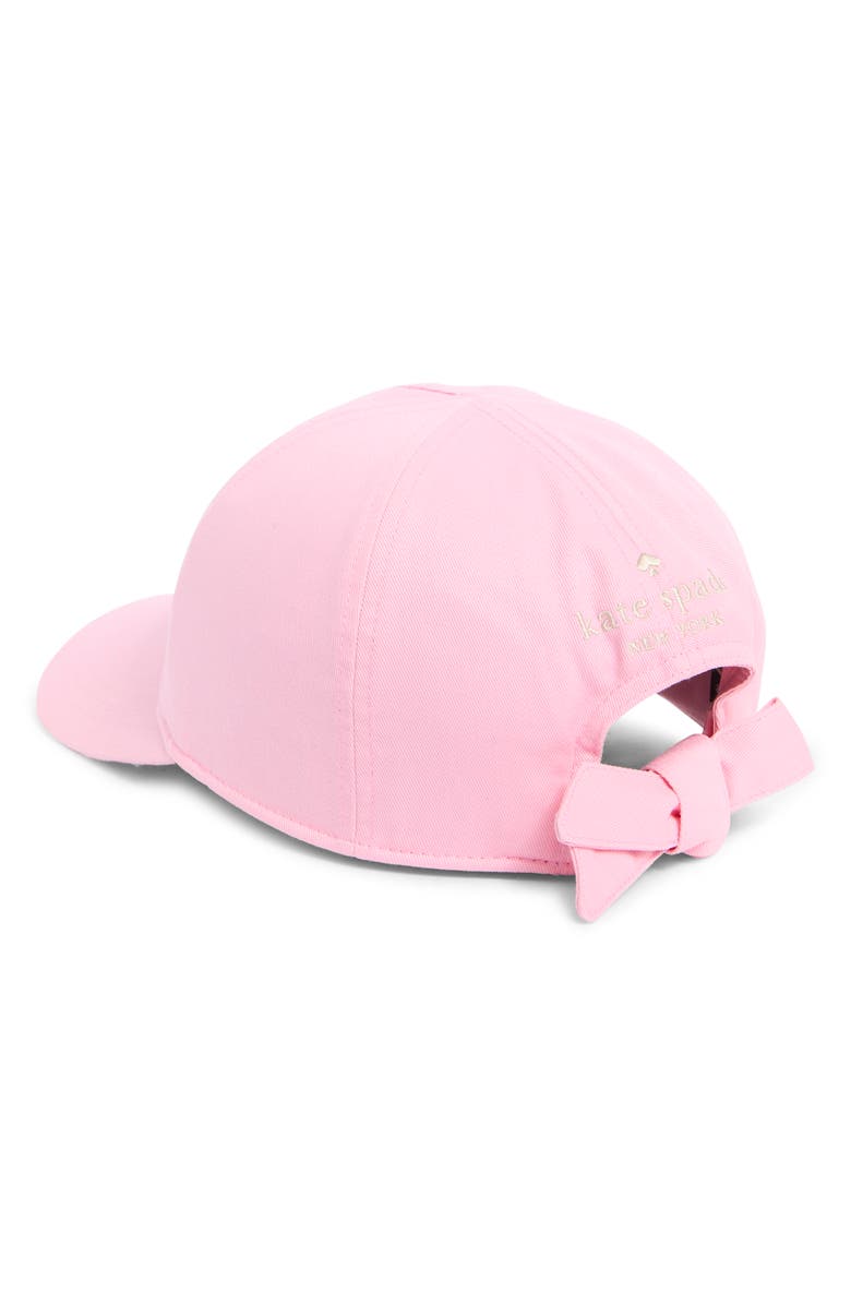 Kate Spade New York bow baseball cap, Alternate, color, Pink
