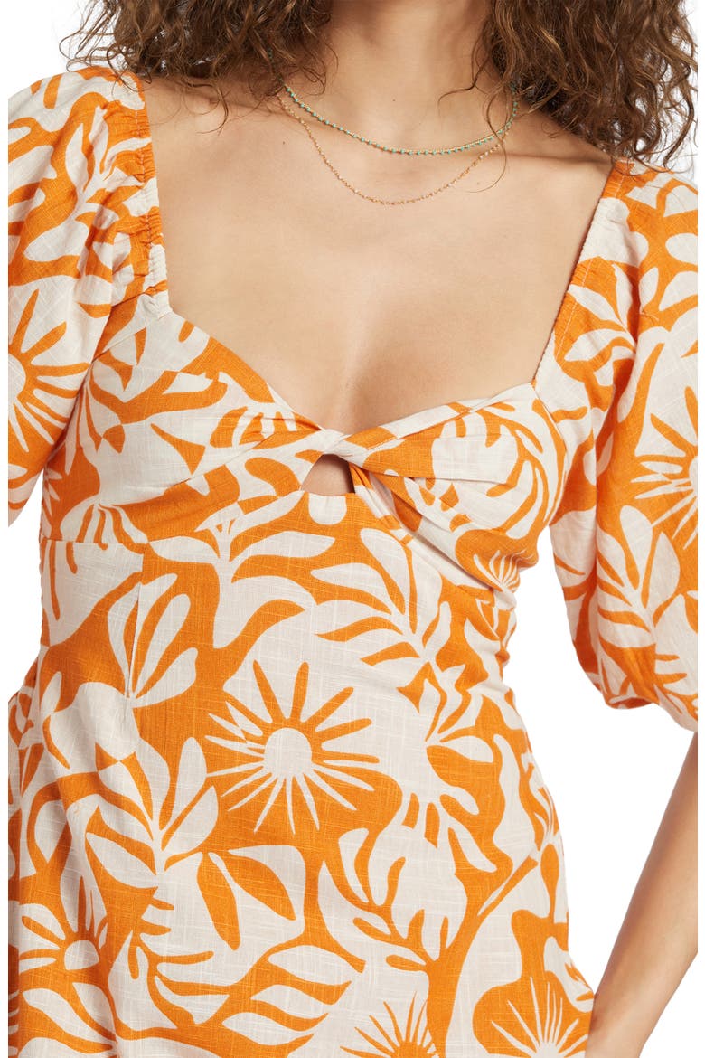 Paradise Cove 2 Cotton Midi Dress, Alternate, color, DRIED MANGO