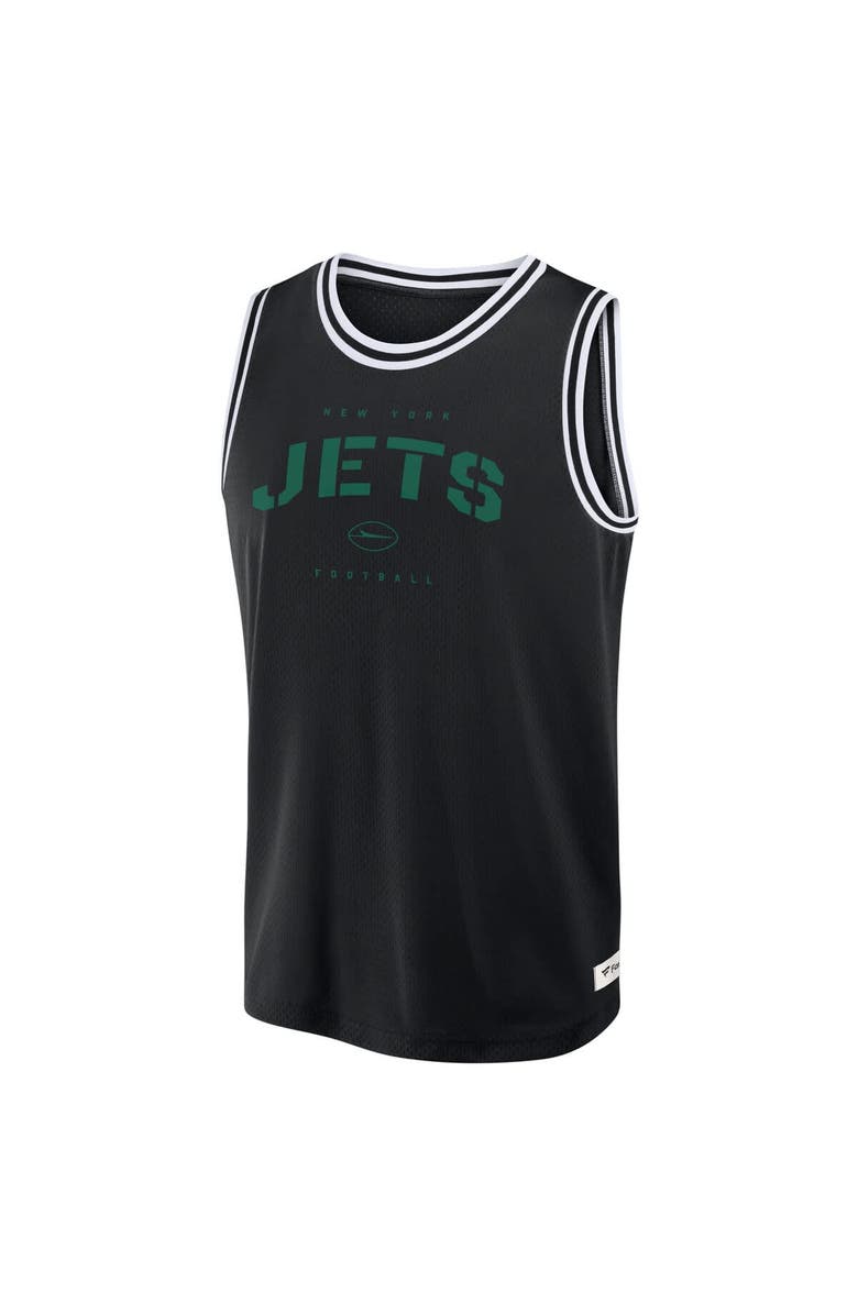 FANATICS Men's Fanatics Black New York Jets Elements Future Ground Jersey Tank Top, Alternate, color, Black