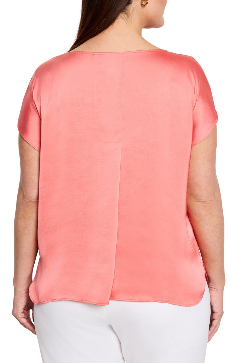 NIC+ZOE Day Gloss Dolman Sleeve T-Shirt, Alternate, color, Guava