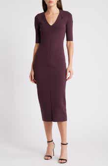 BOSS Fezanin Knit Midi Dress