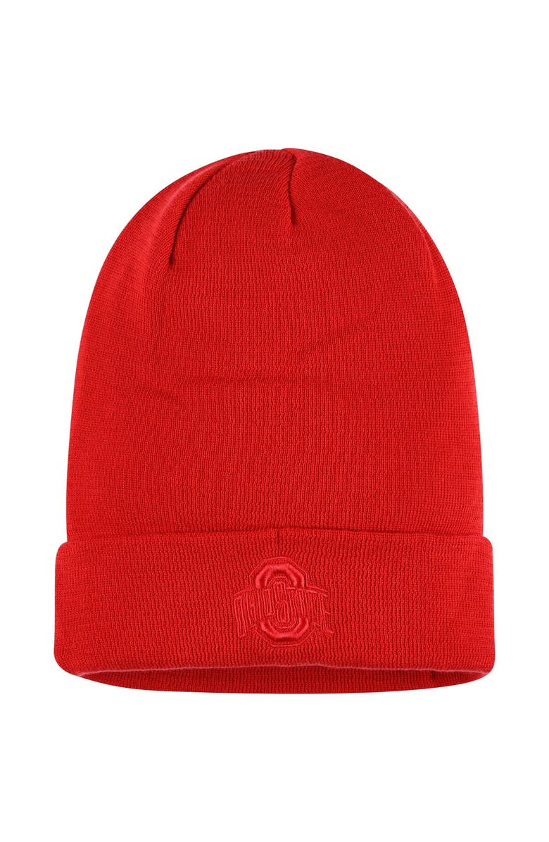 Nike Men's Nike Scarlet Ohio State Buckeyes Tonal Cuffed Knit Hat, Main, color,