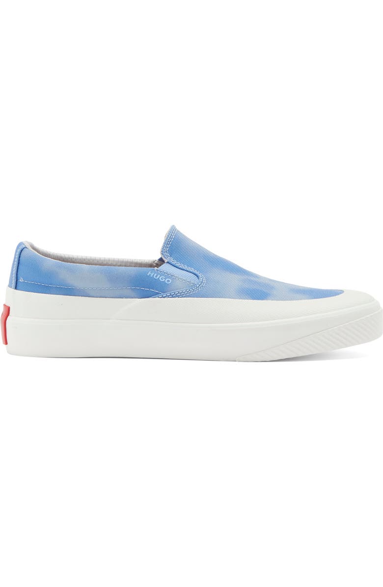 BOSS Tie Dye Slip-On Sneaker, Alternate, color, Blue