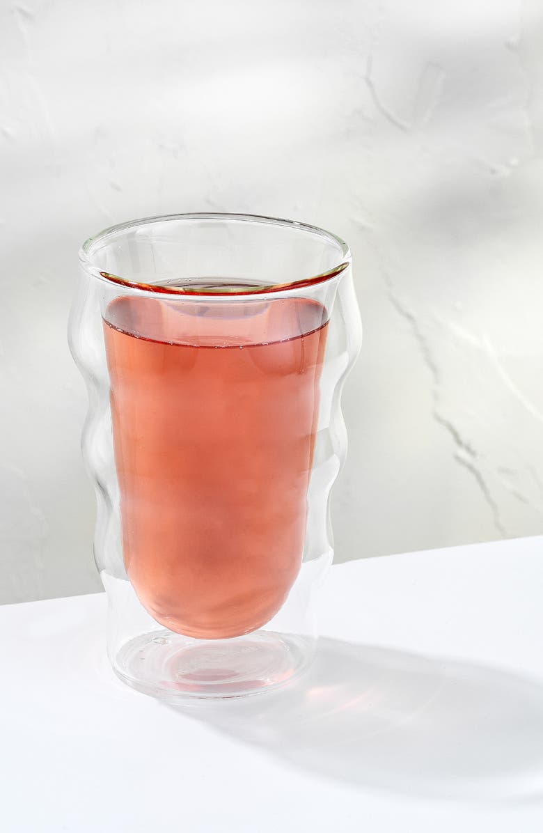 JoyJolt Set of 2 Double Wall Flux Tumbler, Alternate, color, Clear