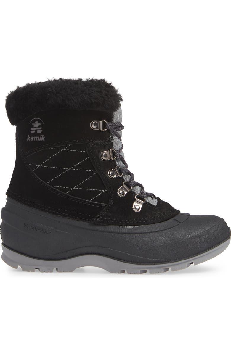 Kamik Snovalley1 Waterproof Thinsulate<sup>®</sup> Insulated Snow Boot, Alternate, color,