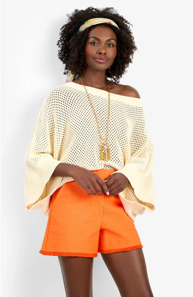Trina Turk Horizon Cotton Pullover, Alternate, color, Bonita Beige