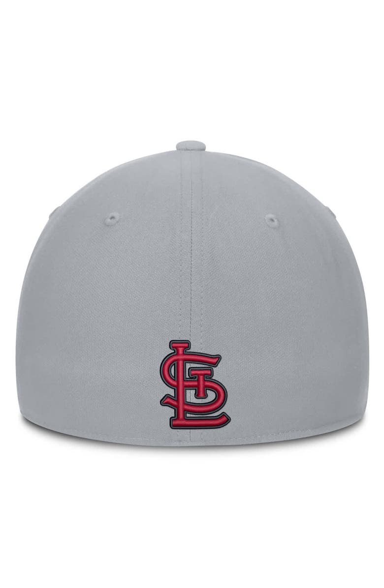 Nike Men's Nike Gray St. Louis Cardinals Primetime Rise Dri-FIT Flex Hat, Alternate, color, Gray