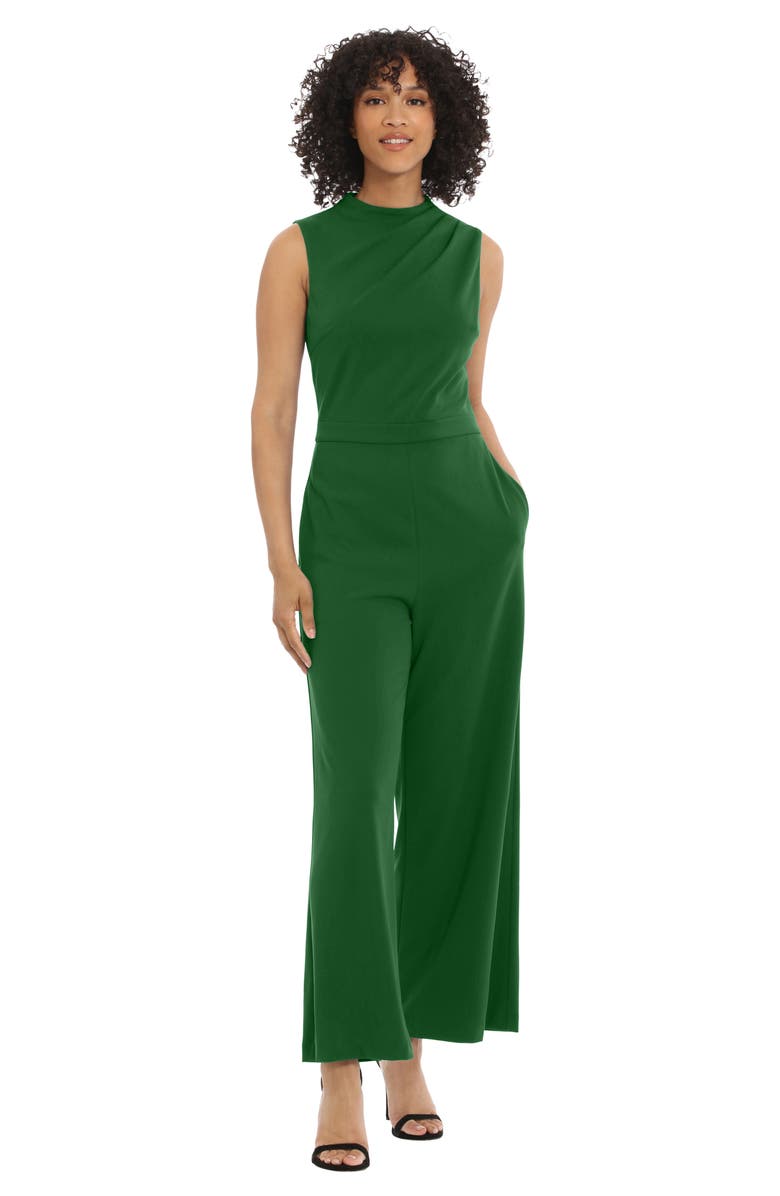 LOOK 894 PRINTED JUMPSUIT WITH MOCK NECK