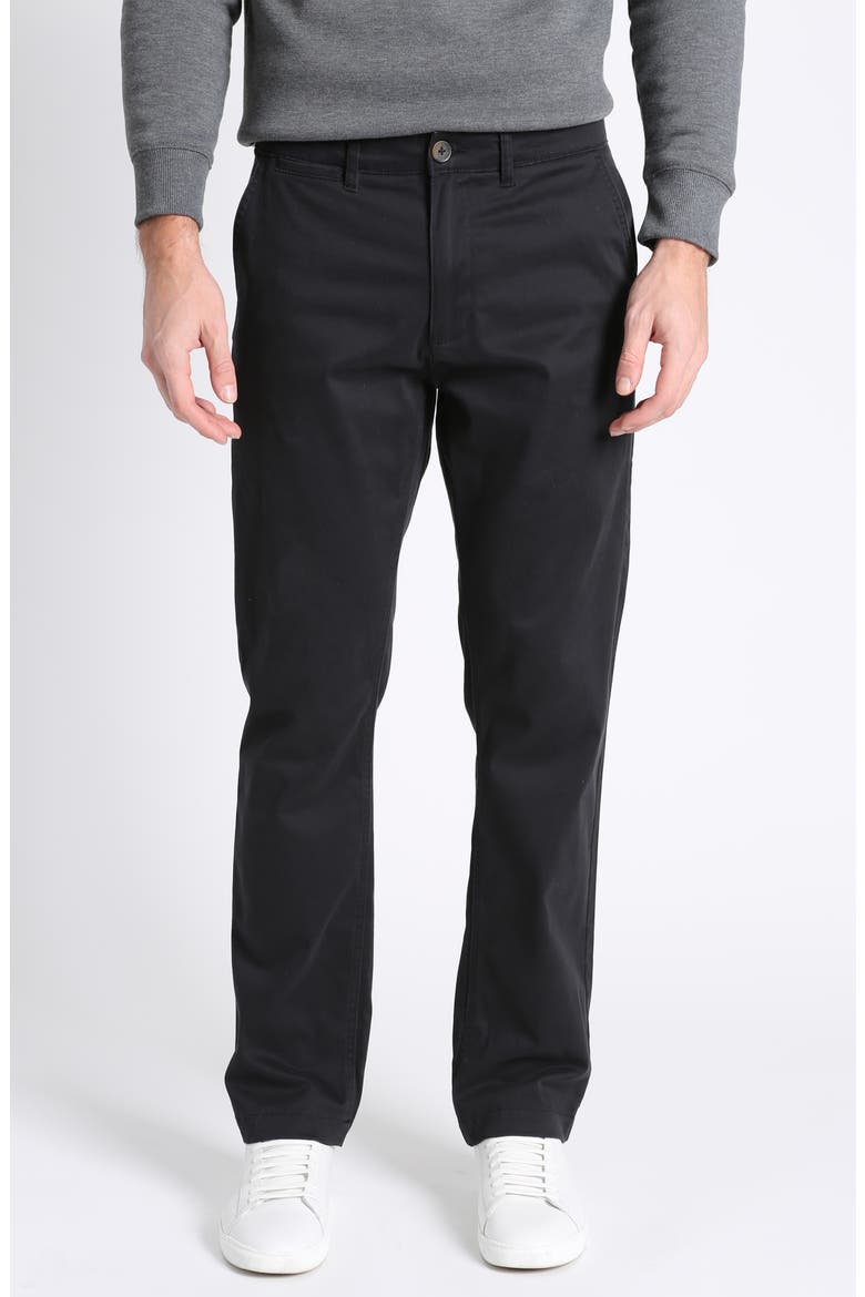 Bowie Stretch Twill Chinos, Main, color, BLACK