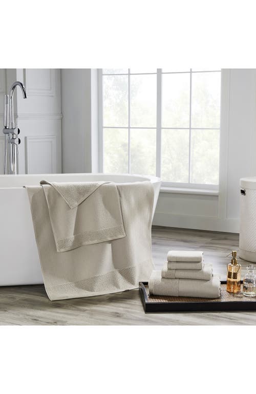Modern Threads Waffle Rib 6-piece Towel Set In Rainy Day