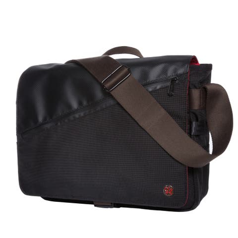 Grand Army Medium Messenger Bag with Back Zipper