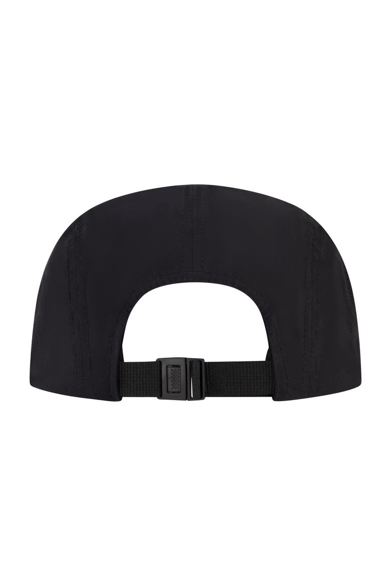 Soft Poly Twill Camper Cap Athletic 5-Panel Style, Alternate, color, BLACK