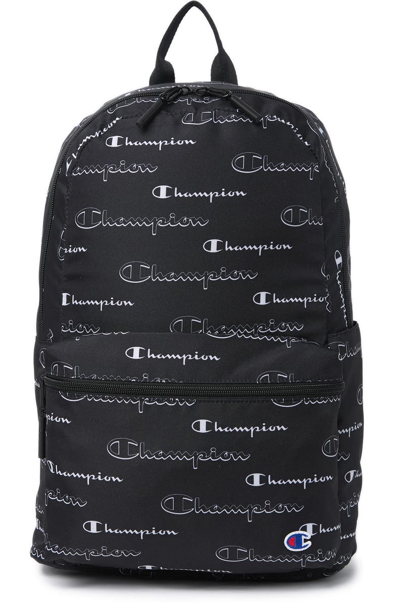Champion Asher Logo Print Backpack, Main, color,
