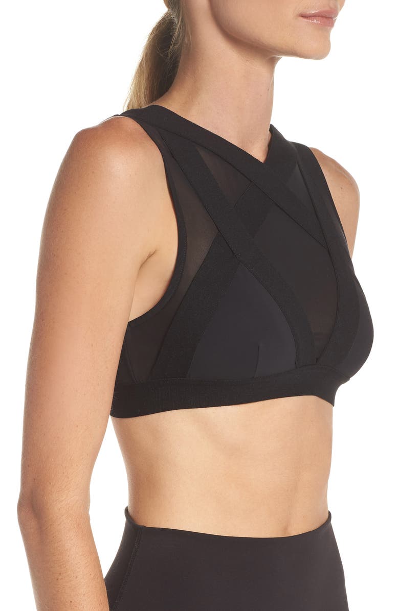 Alo Bandage Sports Bra, Alternate, color, 