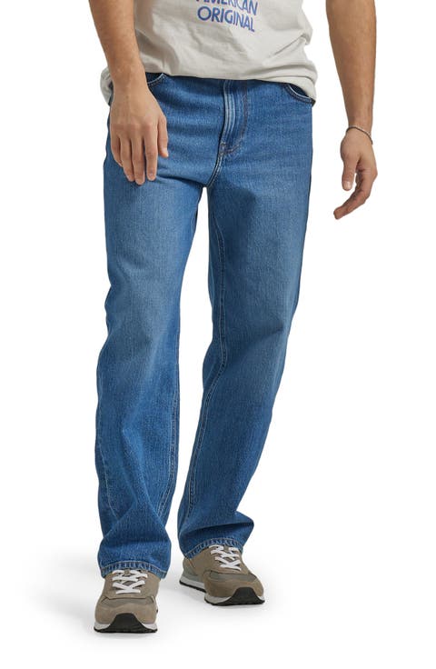 Asher Loose Straight Leg Jeans (Azure)