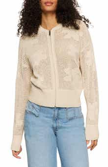 Sanctuary Flower Pop Open Stitch Jacket