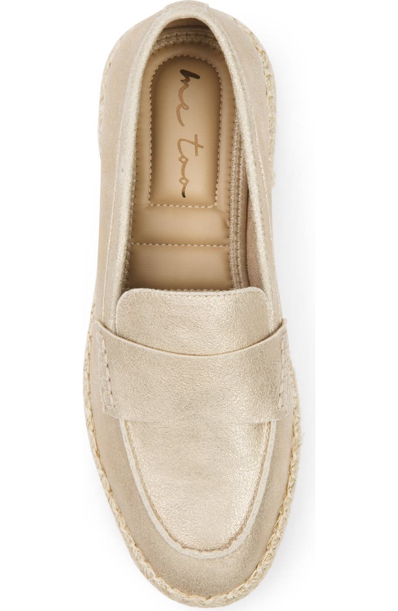 Me Too Kason Metallic Loafer, Alternate, color,