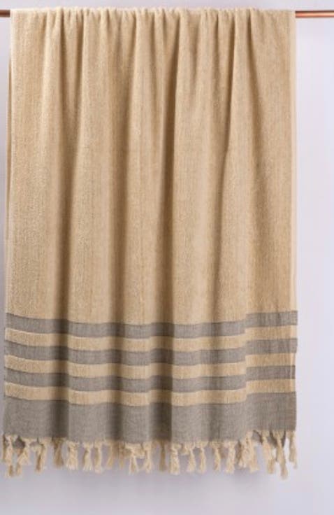 Hand loomed Linen Terry Bath Towel
